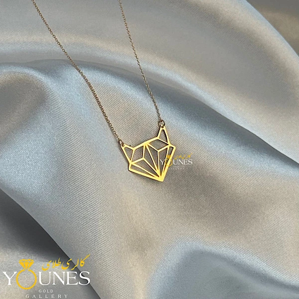 گردنبند مینیمال روباه طلا